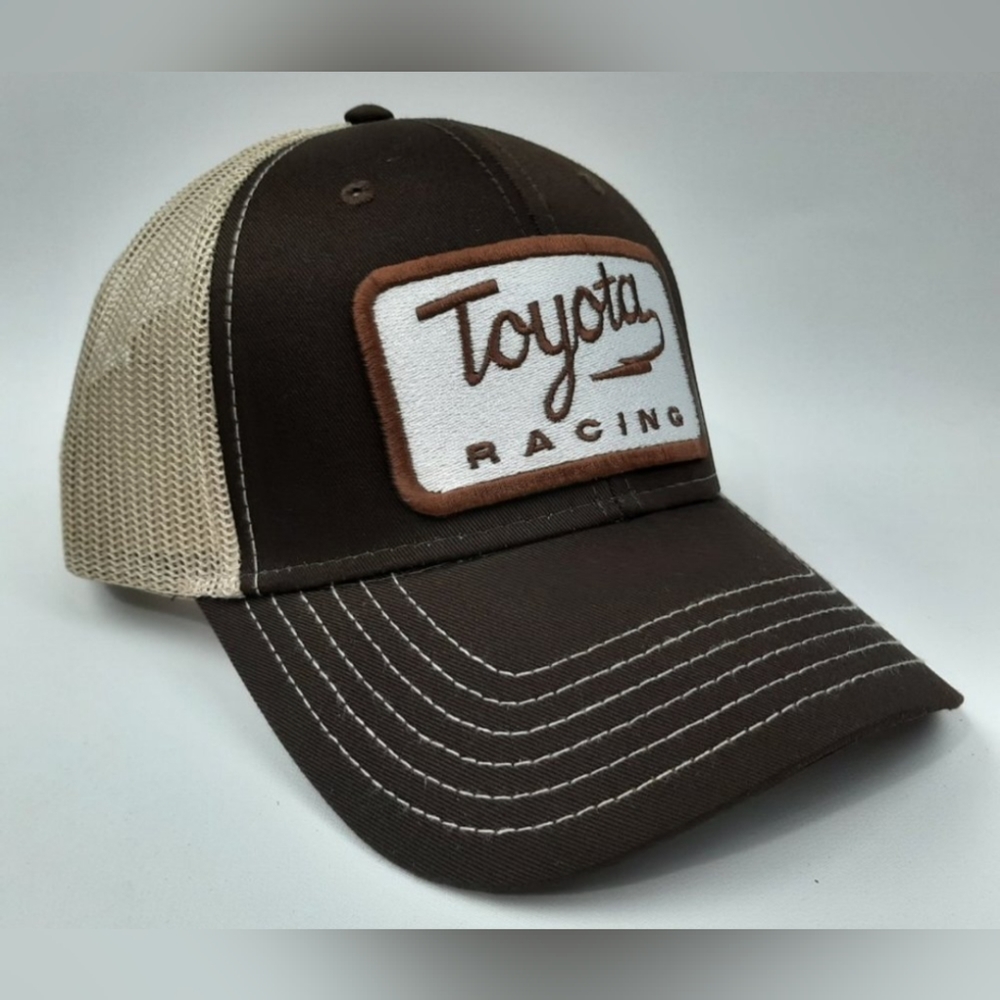 Toyota Racing TRD Motorsports Retro Vintage 80s Style Trucker Patch Hat Cap Grmn - Picture 9 of 10